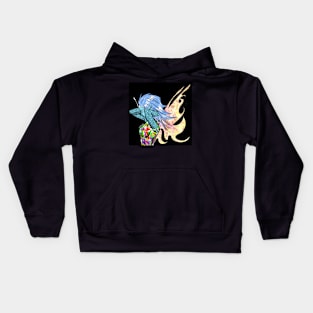 natural winged fairy ecopop girl tattoo art Kids Hoodie